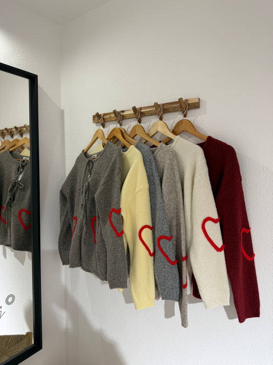 Cardigan “HEART”
